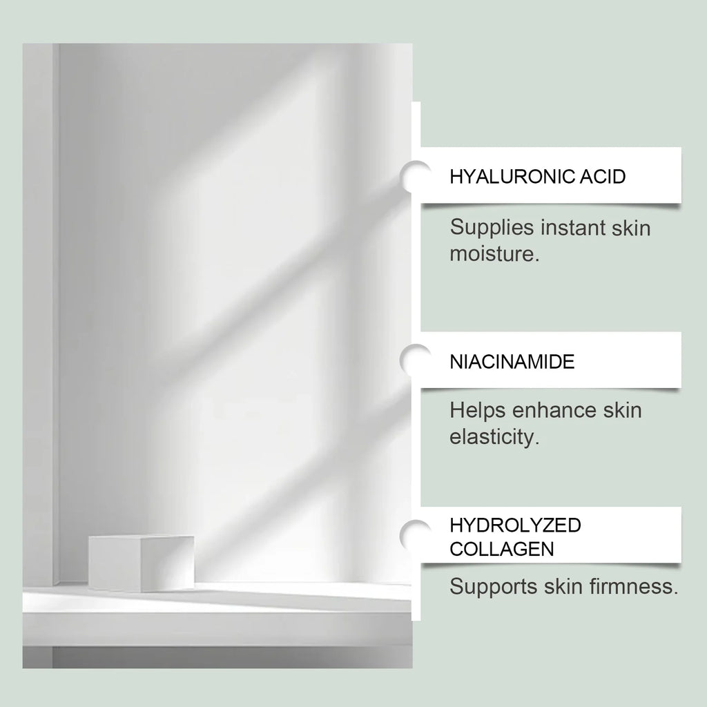 Hyaluronic Acid Body Serum - Moisturizes, softens skin, enhances elasticity, smooth, refreshing, and hydrating