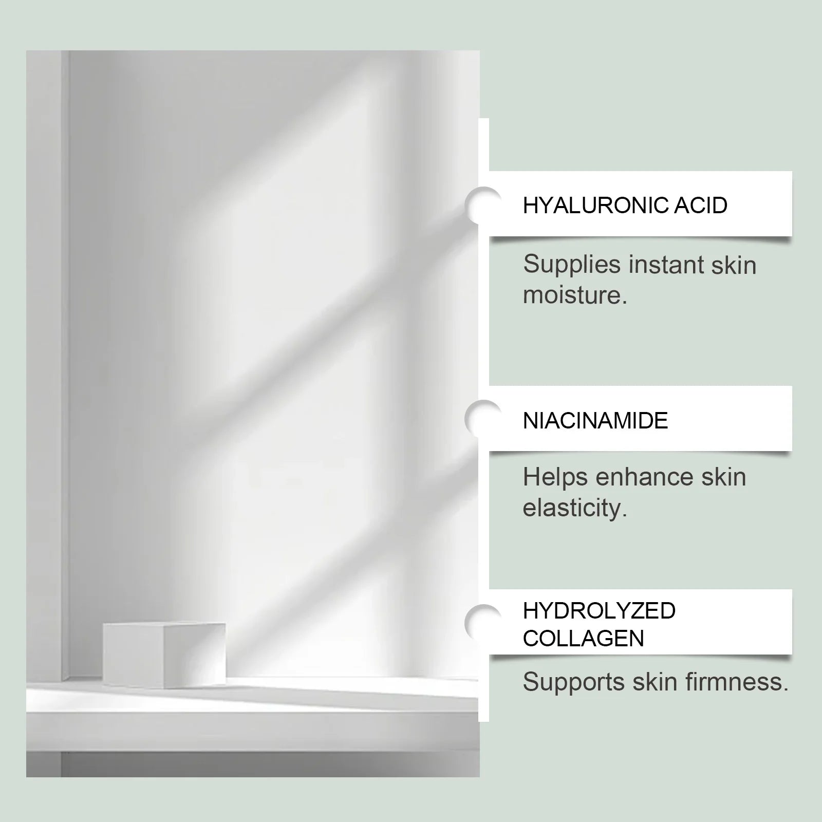 Hyaluronic Acid Body Serum - Moisturizes, softens skin, enhances elasticity, smooth, refreshing, and hydrating