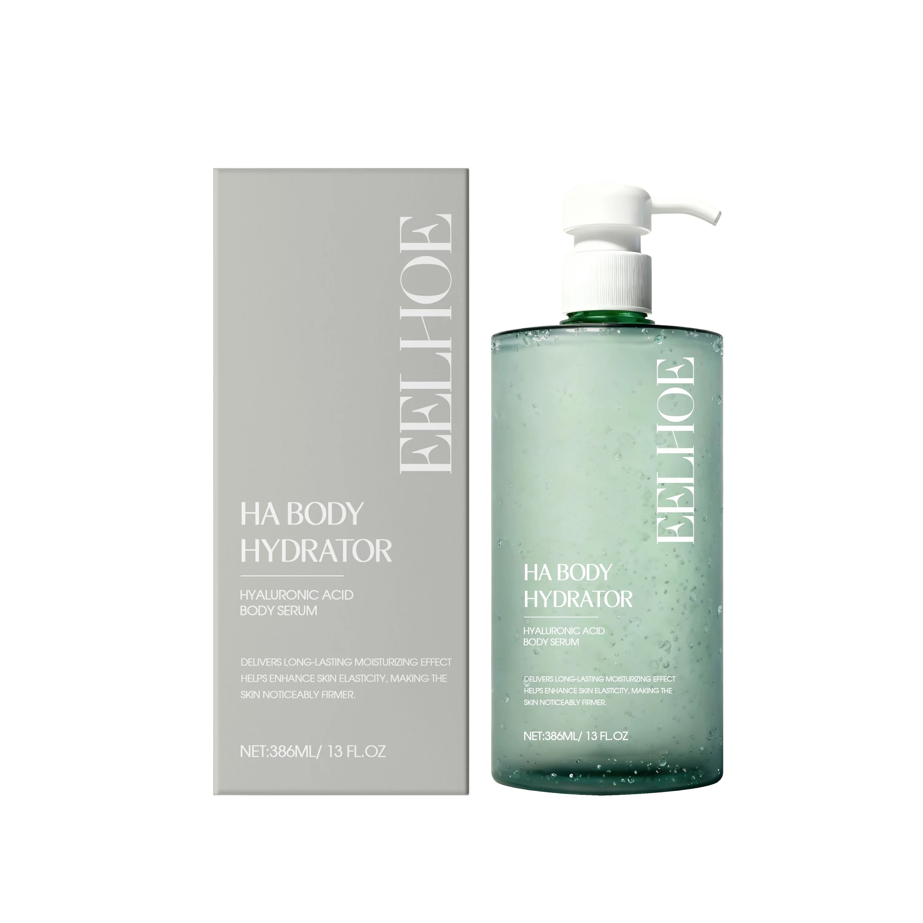Hyaluronic Acid Body Serum - Moisturizes, softens skin, enhances elasticity, smooth, refreshing, and hydrating