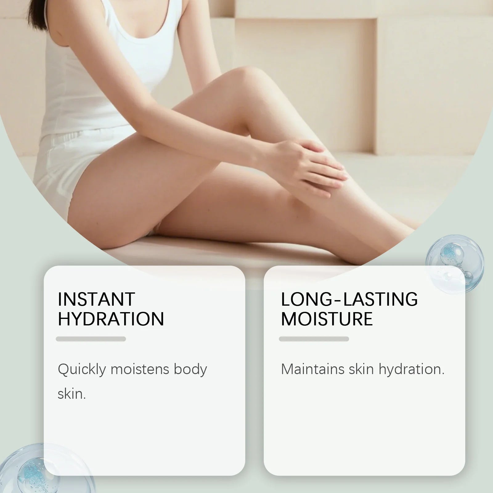 Hyaluronic Acid Body Serum - Moisturizes, softens skin, enhances elasticity, smooth, refreshing, and hydrating